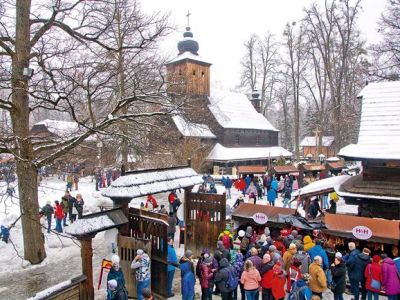 Rożnov p/Radhostem - Jarmark Adwentowy - 1 dzień